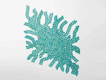 METAMORFOSI MORPHO - Felt Tapestry by Paola Lenti - view 2